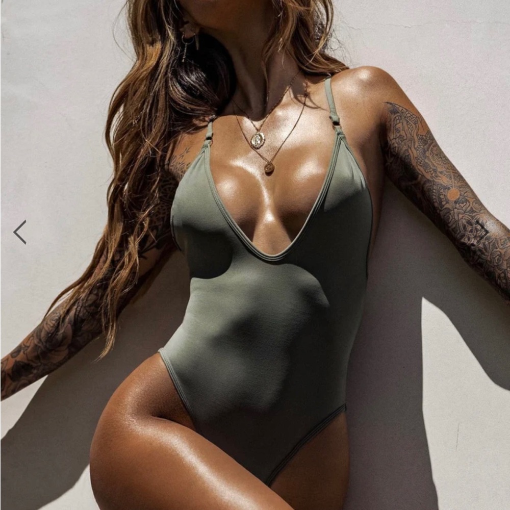 Gooseberry Seaside one piece in green!